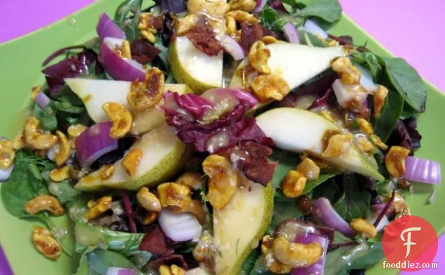 Spinach Pear Salad from Restaurateur, Tom Douglas