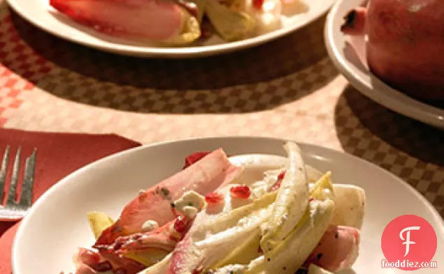 Endive, Blue Cheese, and Pomegranate Salad