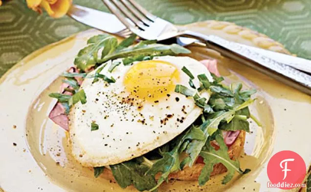 Open-Faced Egg Sandwich