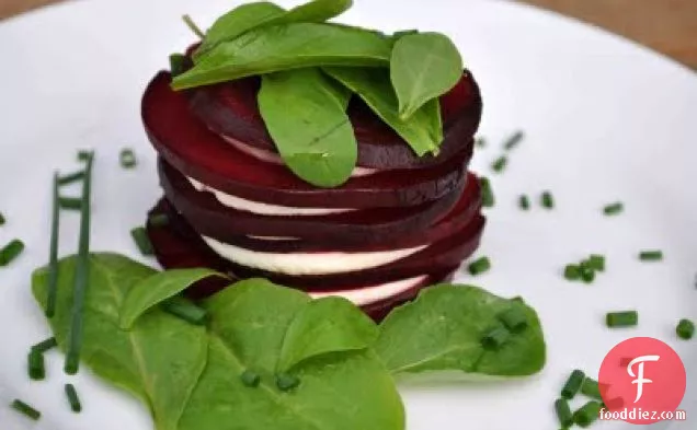 Roasted Beet and Goat Cheese Napoleans