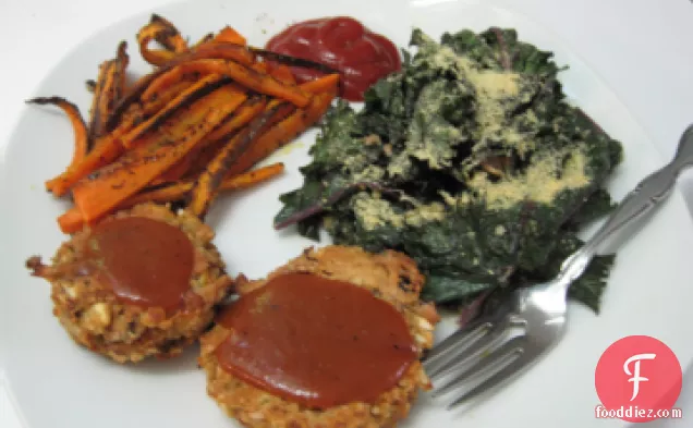 Sauteed Kale with Cracklings and Garlic Bread Crumbs