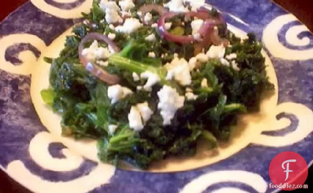 Feta Cheese, Kale & Red Onions