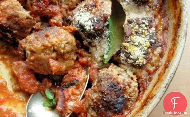 Timbale of Eggplant and Ground Lamb
