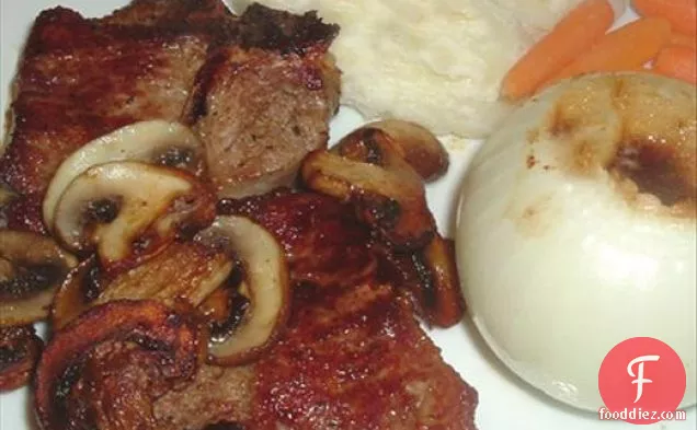 हर्ब्स डी प्रोवेंस के साथ मेम्ने चॉप