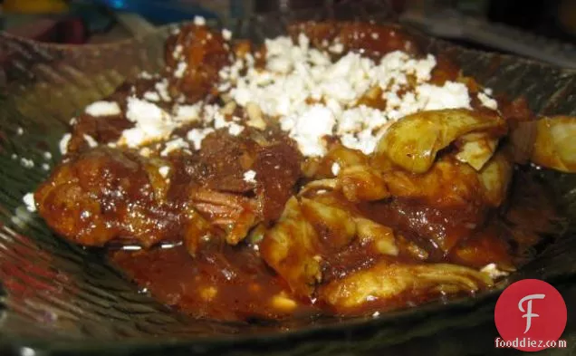 क्रॉक पॉट ग्रीक भेड़ का बच्चा, आटिचोक और प्याज स्टू