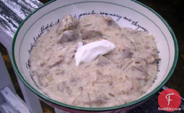 German Lamb in Sour Cream (Crock Pot) (Aka Treasure Trove #1)