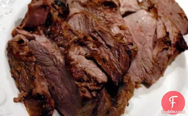 Butterfied Leg of Lamb with Ginger