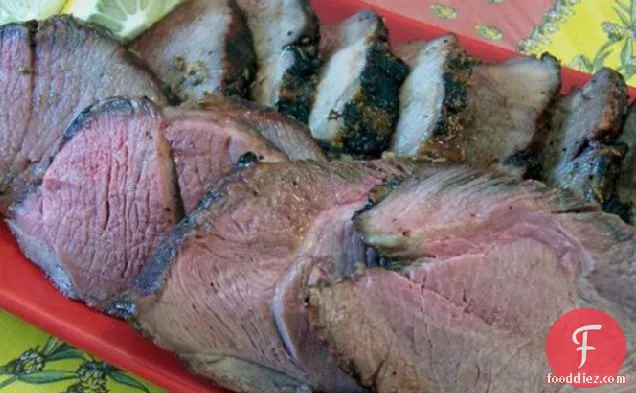 शहद और नींबू भेड़ के बच्चे का चमकता हुआ रैक