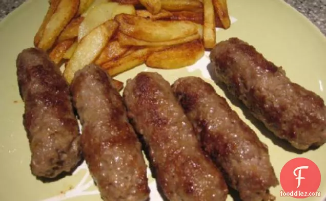 Cevapcici (Cevapi) Balkan Sausage Sandwiches
