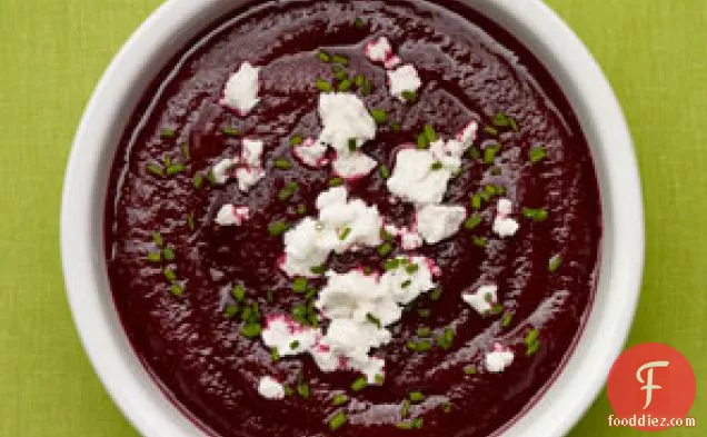 Orange-scented Beet Soup With Chives