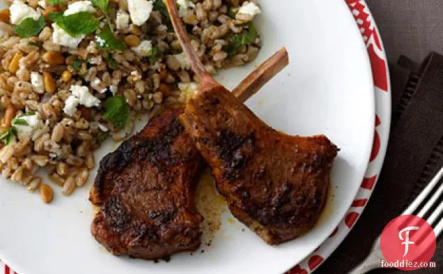 Spanish Spice-Rubbed Lamb Tenderloin with Farro Salad