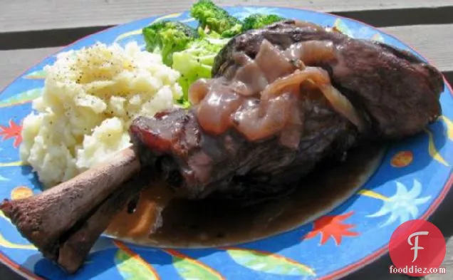 Red Wine and Herb Lamb Shanks