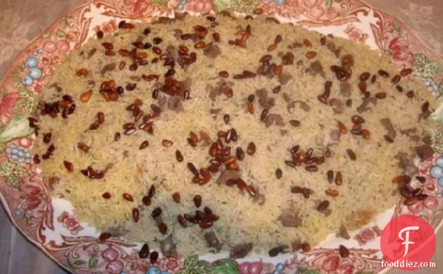 Arabic Style Rice With Lamb Meat