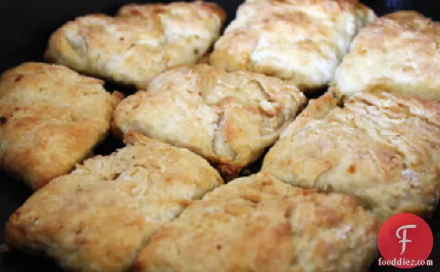 Skillet Biscuits with Lamb Fat