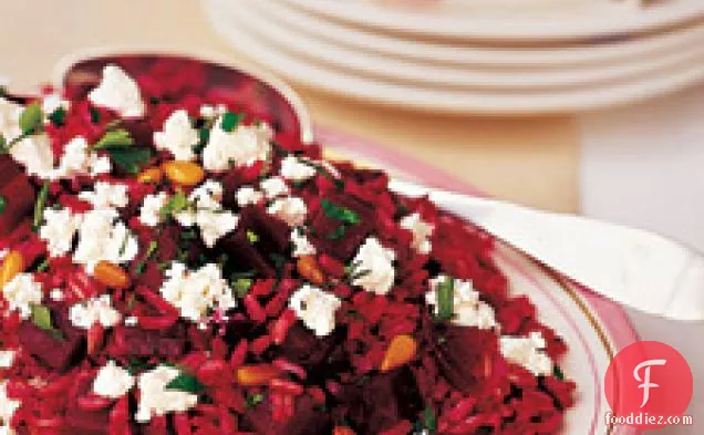 Beet And Brown Rice Salad With Goat Cheese