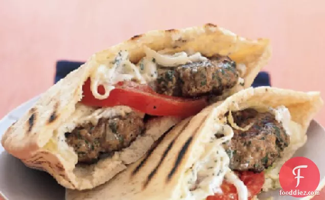Mini Greek Lamb Burgers