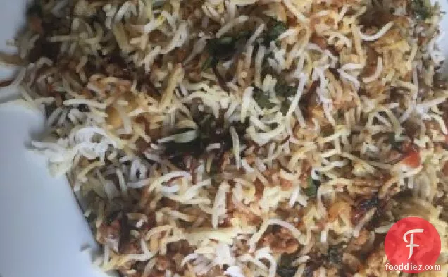 Masoor Pulao (Layered Minced Lamb and Lentils With Rice)