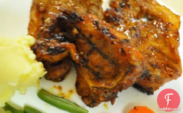 Spicy Grilled Lamb Chops