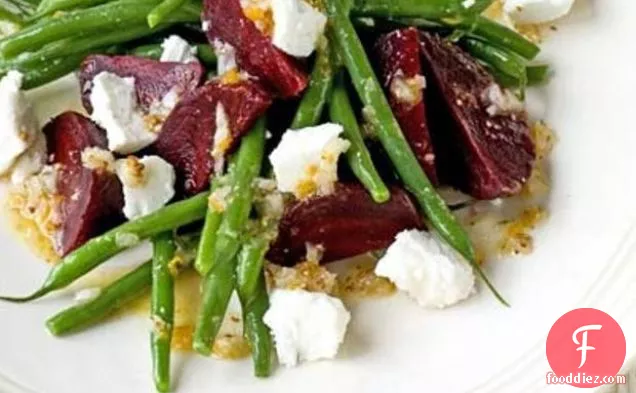 Beetroot, Green Bean & Goat's Cheese Salad