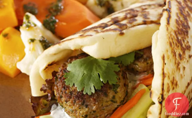 Indian Spiced Lamb Wraps