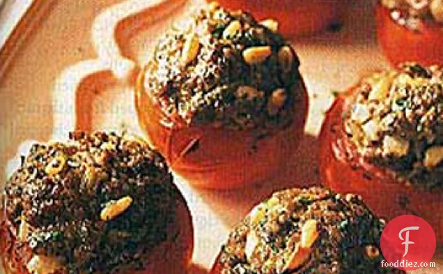 Lamb-Stuffed Tomatoes, Middle Eastern Style