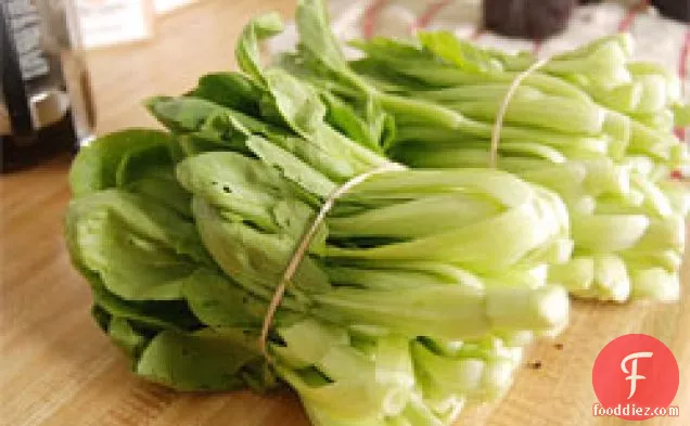 Dinner Tonight: Bok Choy with Ginger and Garlic