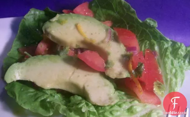 Avocado Salad With Tomato Relish