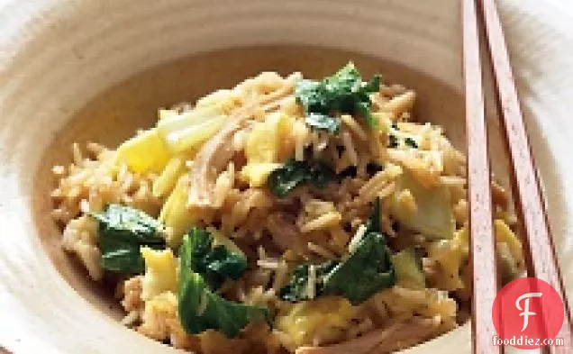 Chicken Fried Rice With Bok Choy
