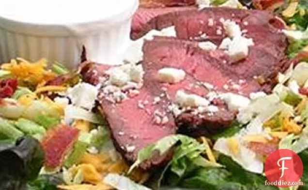 Bacon Blue Cheese Flat Iron Salad