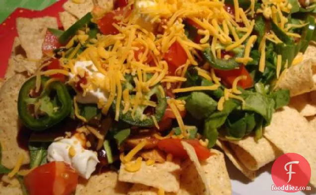 BBQ Nachos a La "famous Dave's"