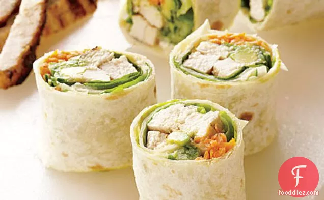 California-style Grilled-Chicken Rolls