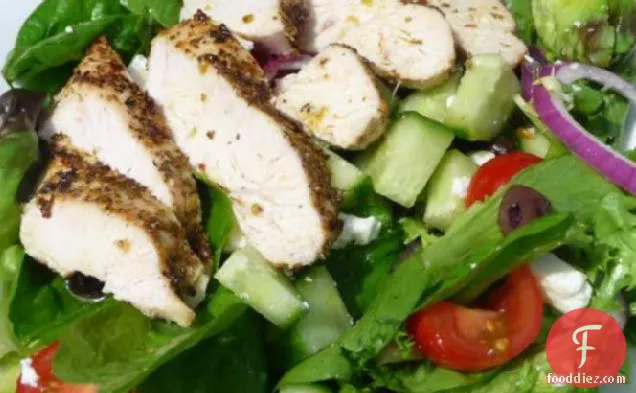 Baked Greek Chicken Salad