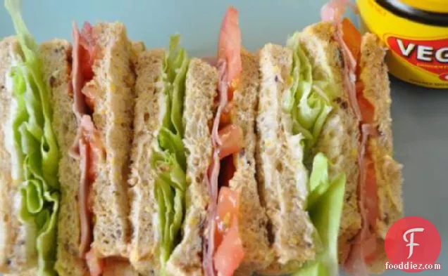 Vegemite Triple Decker Sandwich