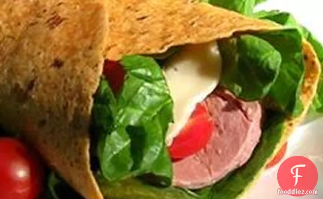 Beef and Swiss Wrap