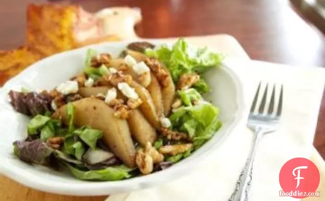 Pear, Walnut, and Gorgonzola Salad