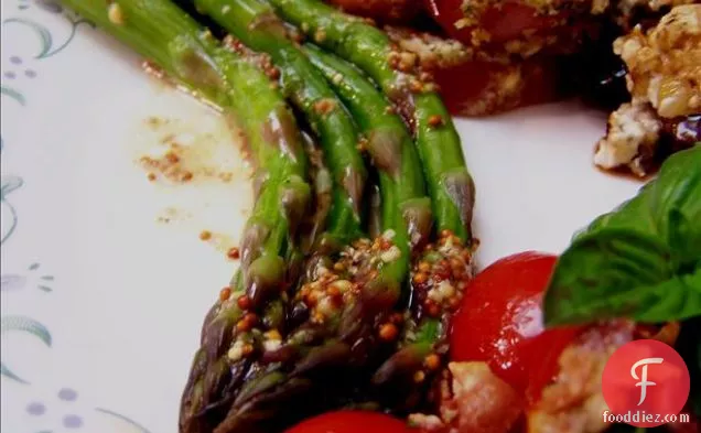 Asparagus With Mustard Dressing