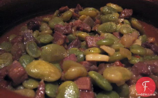 Lima Beans with Ham