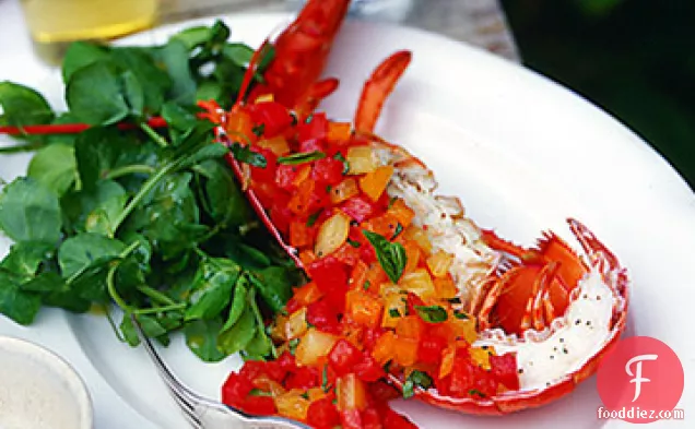 Lobster with Red and Yellow Tomatoes