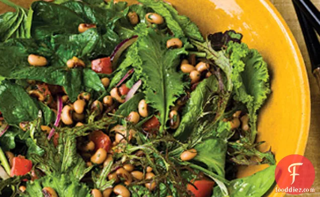 Black-Eyed Pea Salad with Baby Greens