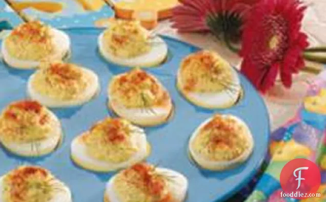Horseradish Deviled Eggs