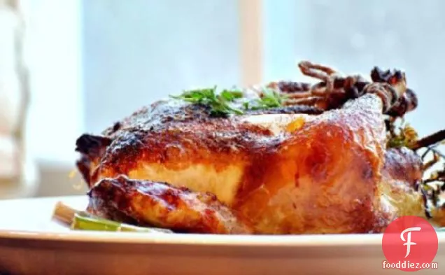 Roast Chicken With Grand Marnier Glaze