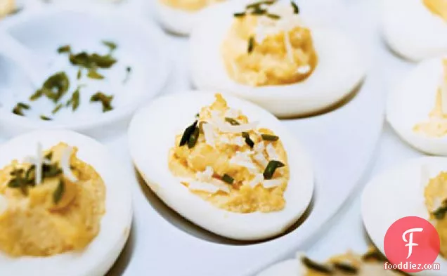 Truffled Deviled Eggs