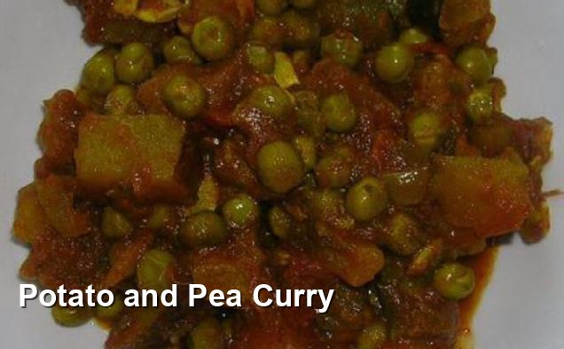 Potato and Pea Curry - Indian Recipes
