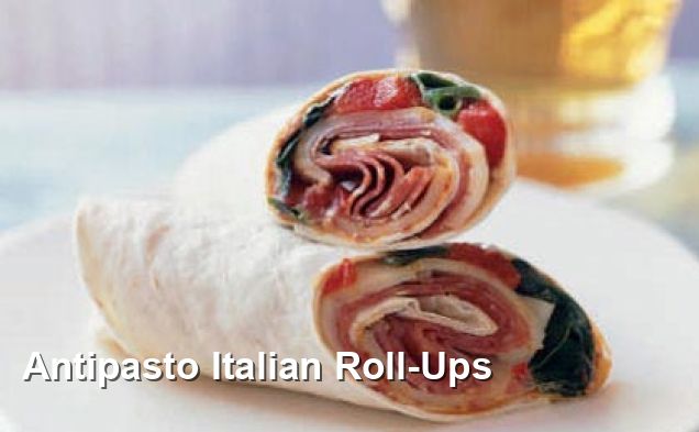 Antipasto Italian Roll-Ups - Mediterranean Recipes