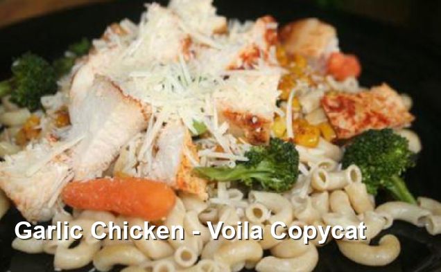 how do you make voila garlic chicken