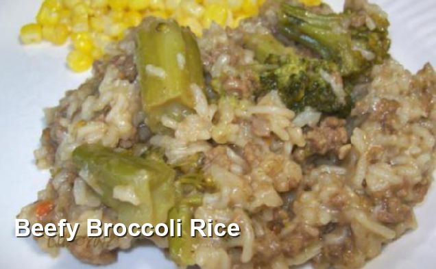 Beefy Broccoli Rice - Gluten Free Recipes