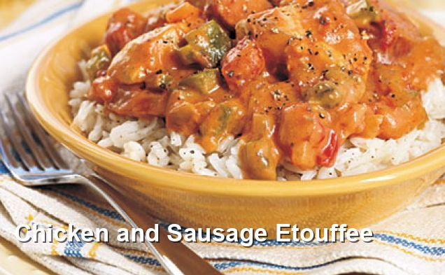 Chicken and Sausage Etouffee - Creole Recipes