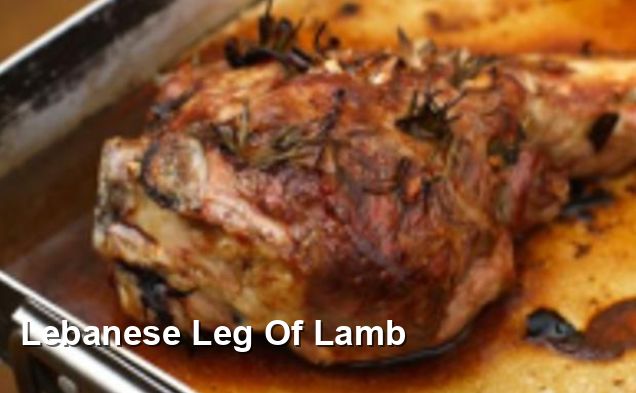 Lebanese Leg Of Lamb - Middle Eastern Recipes