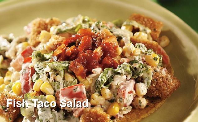 Fish Taco Salad - Mexican Recipes