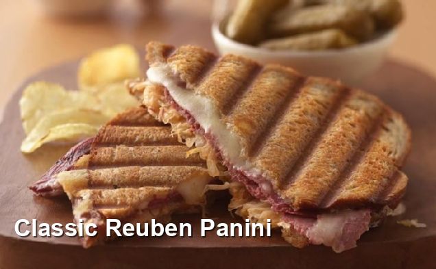 Classic Reuben Panini - Lunch Recipes